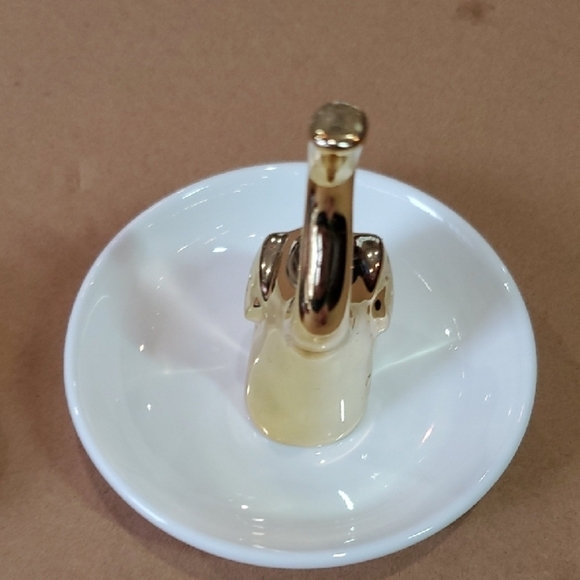 Colorful Peacock , Fox, and Elephant Trinket Ring Dishes - Picture 7 of 11